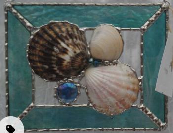 Seashell  Stained Glass Sun-catcher