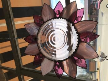 Saucer Flower - Intro to Stained Glass